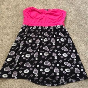 Meal Mulisha strapless mini dress